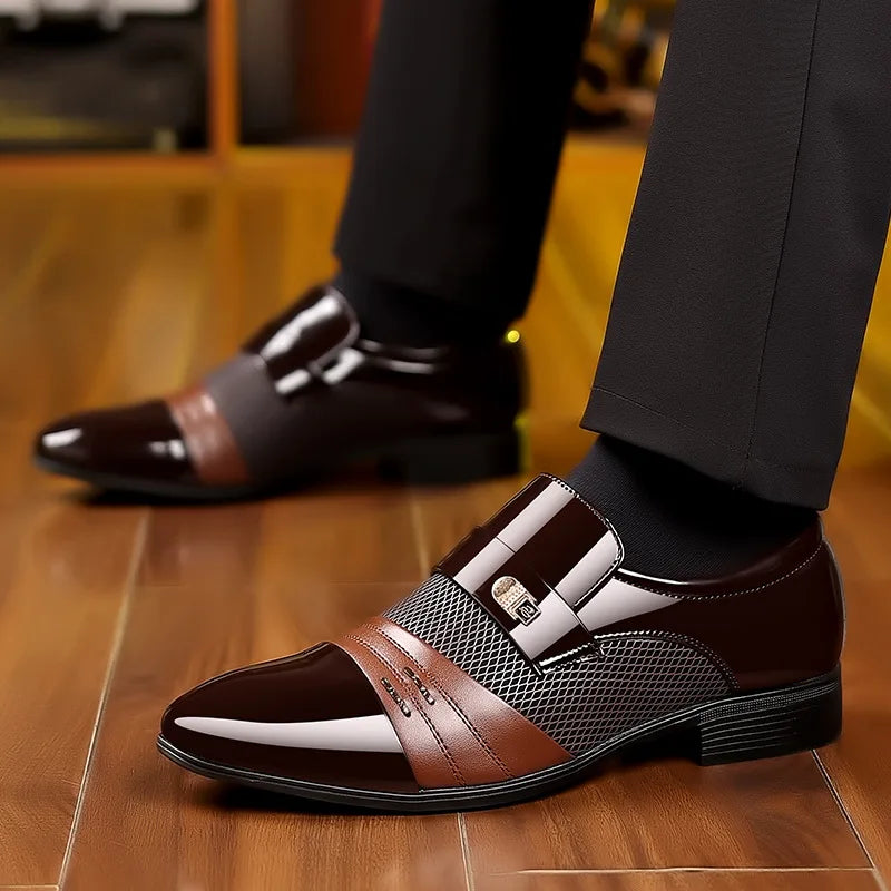 Oxford Slip On Dress Shoes