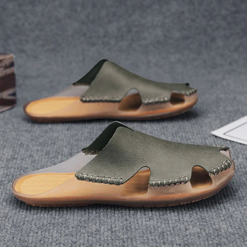 Bayford Leather Slides