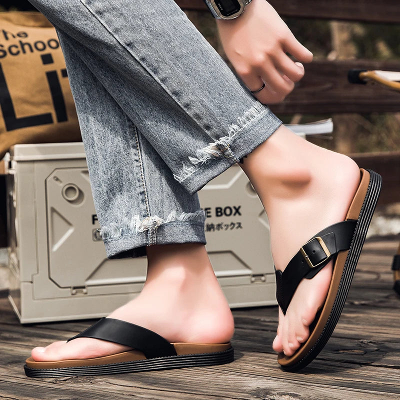 Veylor Leather Sandal