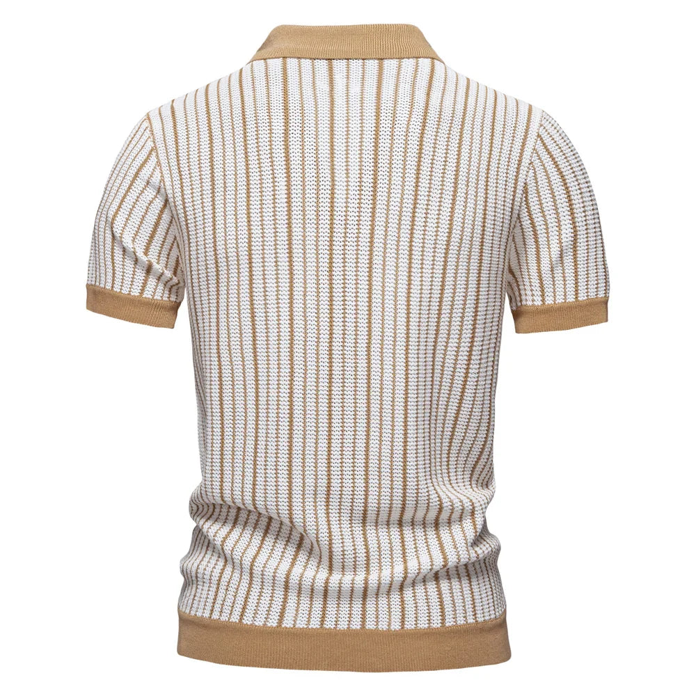 Monaco Textured Knit Polo