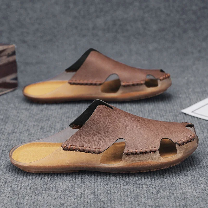 Bayford Leather Slides
