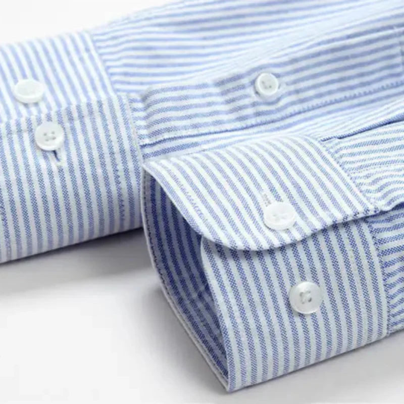 Langford Striped Button-Down