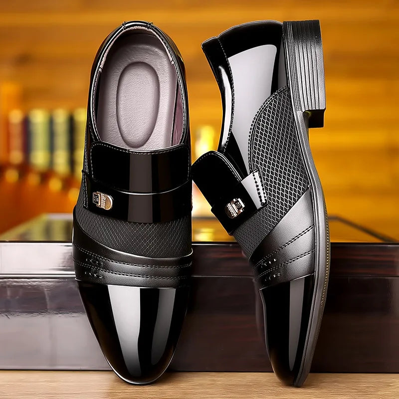 Oxford Slip On Dress Shoes