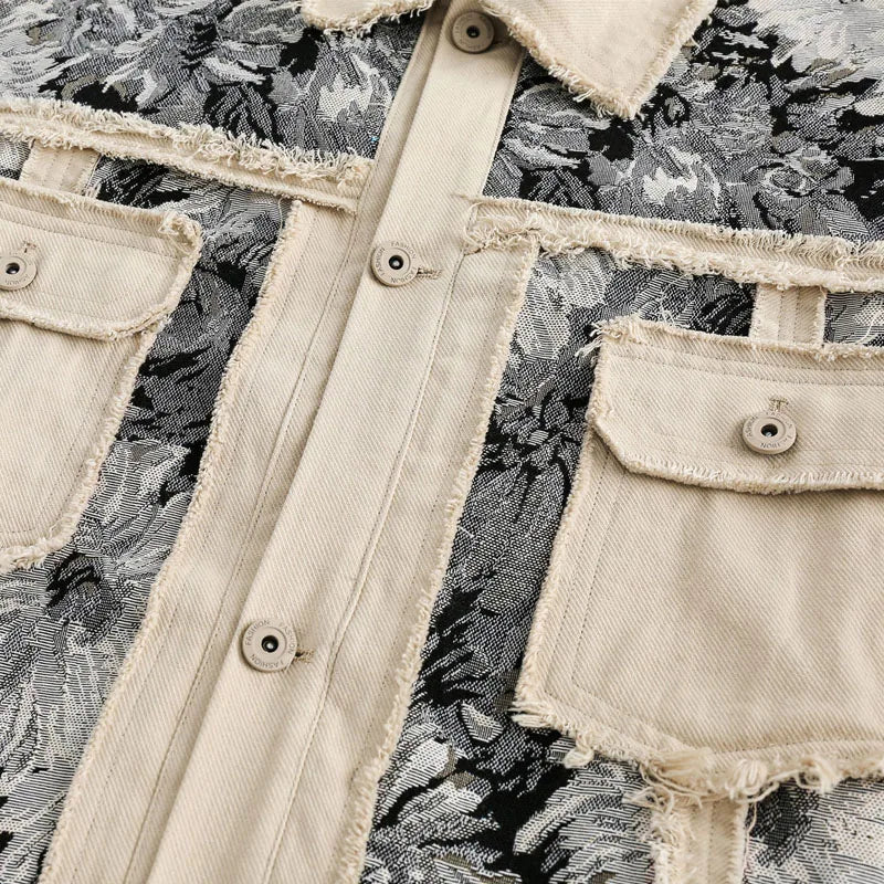 Hikari Floral Denim Jacket