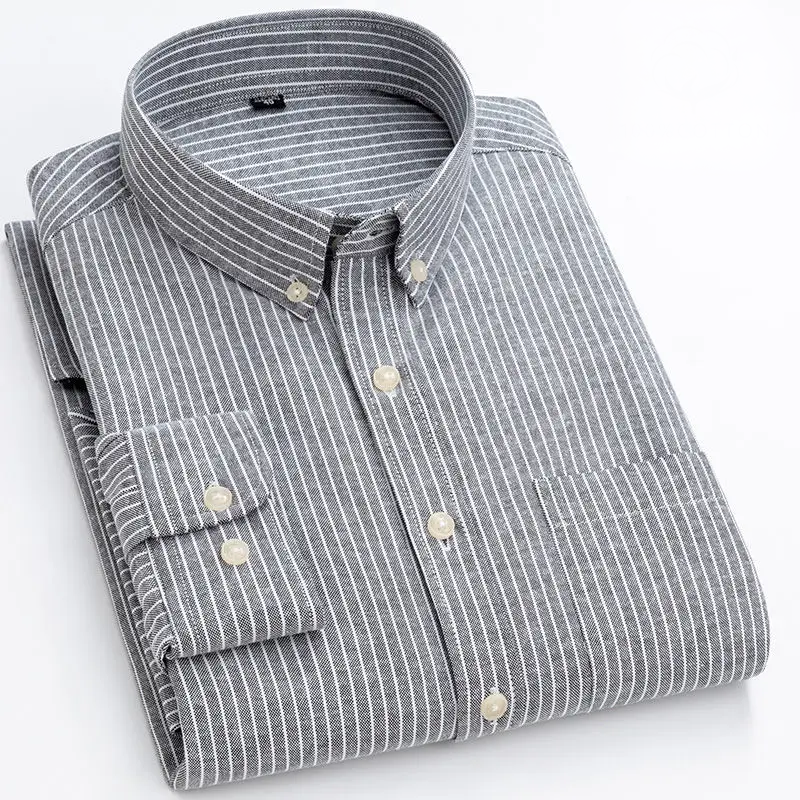 Langford Striped Button-Down